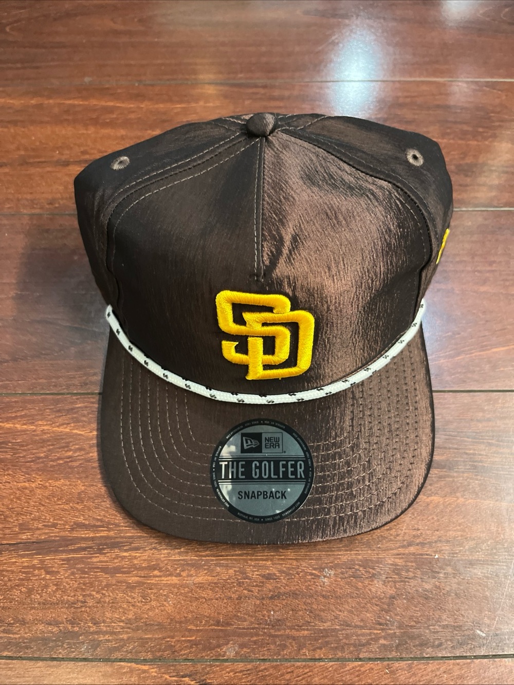 San Diego Padres New Era The Golfer Team Rope Hat Snapback Cap Adjustable New